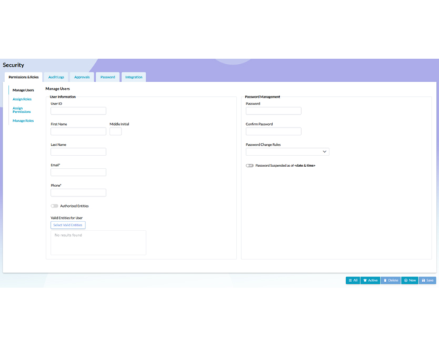 Security: Roles and Permissions