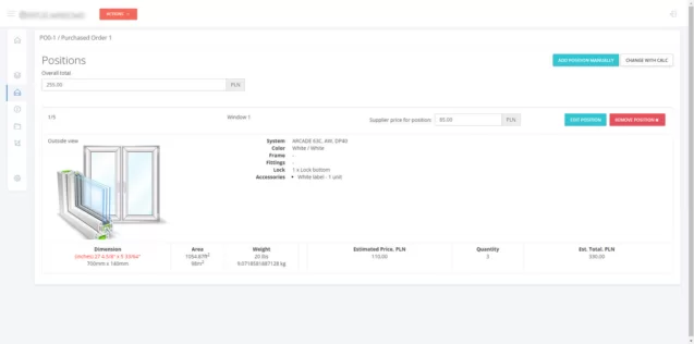 Module Purchase orders